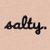 Dalix Salty Embroidery Fleece Hoodie Cropped Long Sleeve Drawstring Fall Spring Womens - 2 of 4