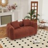 AENKYO Double Bean Bag Sofa Chair with Armrests, High Resilience Foam Chenille Chair for Two People Bedroom,Gaming,Reading - 4 of 4