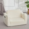 Toddler Couch,Toddler Chair,Kids Sofa Chair 2-in-1 Baby Seat Furniture Fold Out, Convertible Sofa to Lounger Soft Comfy Glow in The Dark Kids Sofa Bed Gifts for Kids Girl Boys - 2 of 4