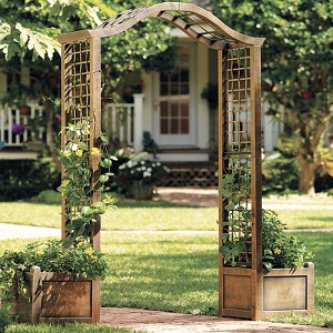 BrylaneHome Trellis Outdoor Backyard Garden Collection - 1 of 2