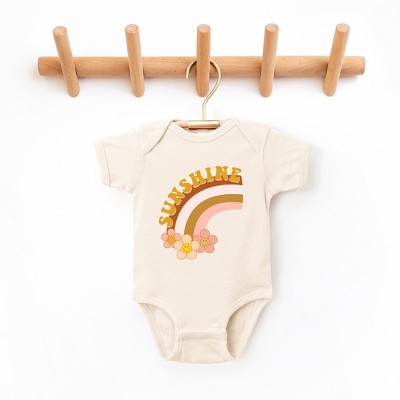 The Juniper Shop Sunshine Rainbow Baby Bodysuit