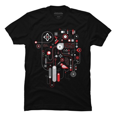Men's Design By Humans Circular Reasoning By DBHOriginals T-Shirt