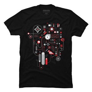 Men's Design By Humans Circular Reasoning By DBHOriginals T-Shirt - 1 of 2