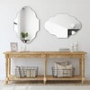 Beautyolove 18 in. W x 24 in. H Scalloped Silver Decorative Wall Mirror - 2 of 4