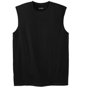 KingSize Men's Big & Tall Shrink-Less Lightweight Muscle T-Shirt - 1 of 4