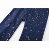 Owlivia Organic Cotton Baby Long Sleeve Pajama Sets, Toddler 2Pc Sleepwear - Starry Sky - 4 of 4
