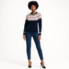 Erika Women's Navy Blue Fair Isle Sweater - 3 of 4