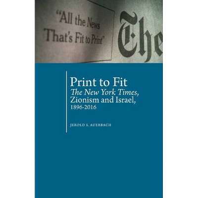 Print to Fit - (Antisemitism in America) by  Jerold S Auerbach (Paperback)