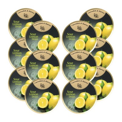 Cavendish & Harvey Sour Lemon Drops - Case Of 12/5.3 Oz : Target