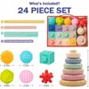 Montessori Toy with Stacking Blocks, which are soft, high-quality, and super durable. - 3 of 3
