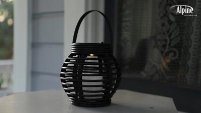 Outdoor Solar LED Lantern with Shepherd's Hook