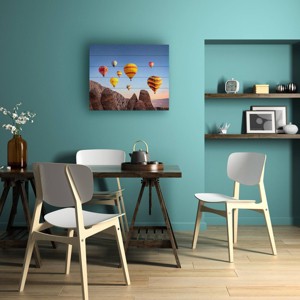 Trademark Fine Art Sayyed Nayyer Reza Balloons Wood Slat Art - 1 of 4