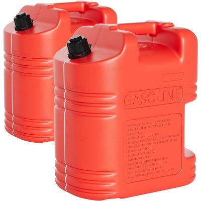 Garvee Commercial 5-Gallon Multi-Application Liquid Storage Unit with View Stripe,Locking Nozzle,2 Pack