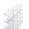 PAGED Home Office Open Bookshelf Vintage Industrial Style 5 Tier Bookcase with Metal Frame for Living Room - 4 of 4