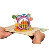 Paper Love Time to Party Pop Up Birthday Card, For Adults and Kids | 5" x 7" Cover - Includes Envelope and Note Tag - 4 of 4