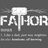 Adult Design By Humans Viking Mightier Hero Fa-Thor Dad By EijhaBuddha Sweatshirt - 2 of 2