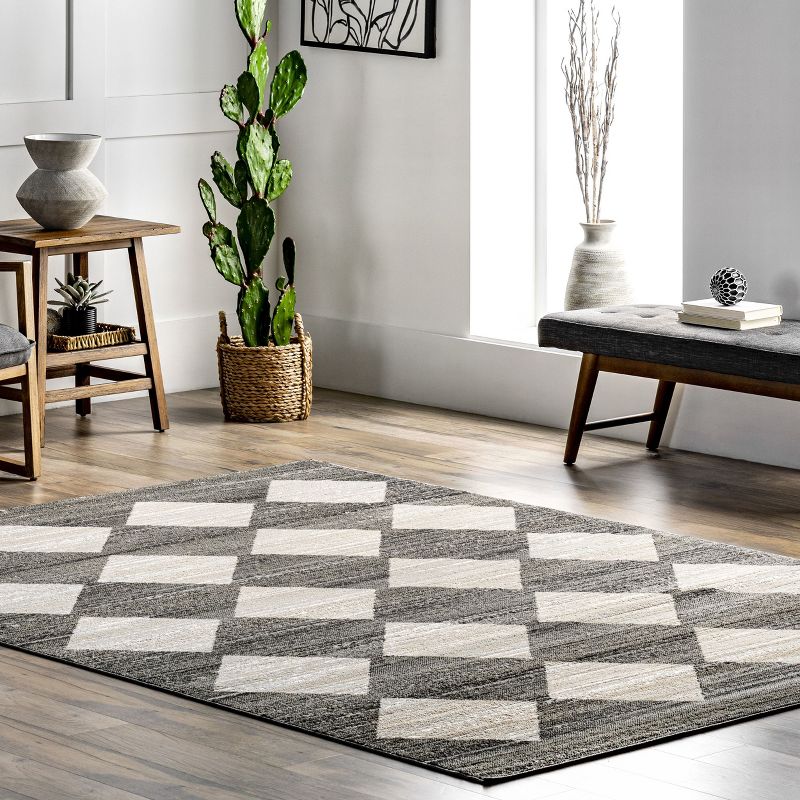 nuLOOM Gianna Contemporary Geometric Checker Tile Area Rug, 3 of 11