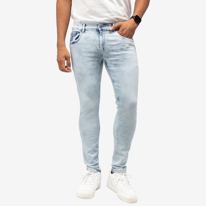 CULTURA Men's Skinny Fit Stretch Jeans, 1 of 6