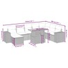 vidaXL Garden Sofa Set Grey - 4 of 4