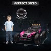 24V Electric UTV, Ride On Toys for Kids, 2x130W Electric Car with Remote Control, 4 Shock Absorbers, LED Lights, Music - 2 of 4