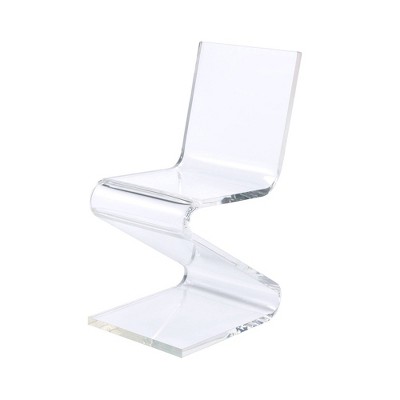 Clear acrylic dining online chairs