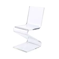 Peek Acrylic Z Chair Clear - Picket House Furnishings