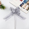 Unique Bargains Metallic Matte Finish Pull Ribbon Plastic 18.9"x1.1" 10 Pcs - 2 of 4