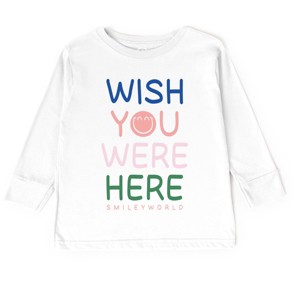 The Juniper Shop SmileyWorld Wish You Were Here Toddler Long Sleeve Tee - 1 of 4