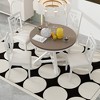 GDFStudio Nelson 5 Piece Dining Set with Extendable Table and Upholstered Chairs - 2 of 4