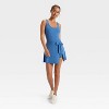 Women's Knit Front Tie Active Dress - JoyLab™ - 3 of 4