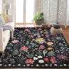 Fulvari Colorful Color Floral Door Mat Indoor Entrance Non-Slip Soft Oriental Vintage Carpet Kitchen Entryway Bedroom Corridors Indoor - 4 of 4