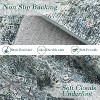 Large Area Rug Rugs for Living Room Non Slip Vintage Washable Rug Ultra-Thin Indoor Retro Medallion Accent Carpet Low Pile Foldable Floor Mat - 3 of 4