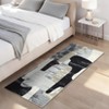 Area Rug Modern Abstract Rugs for Living Room Geometric Non-Slip Backing Low Pile Floor Carpet - 2 of 4