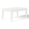 WestinTrends Malibu Low Outdoor HDPE Patio Rectangle Coffee Table - 4 of 4