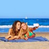 PiccoCasa Microfiber Beach Towel Lightweight Absorbent Travel Towels for Beach Swim Sports - 2 of 4
