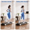 DeerRun Walking Pad Upgrade 14.96*31.5 In (80cm Long) Run belt Under desk treadmills - 4 of 4