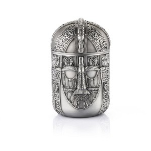 Royal Selangor Hand Finished The British Museum Collection Pewter Warrior Tea Caddy Gift - 1 of 4