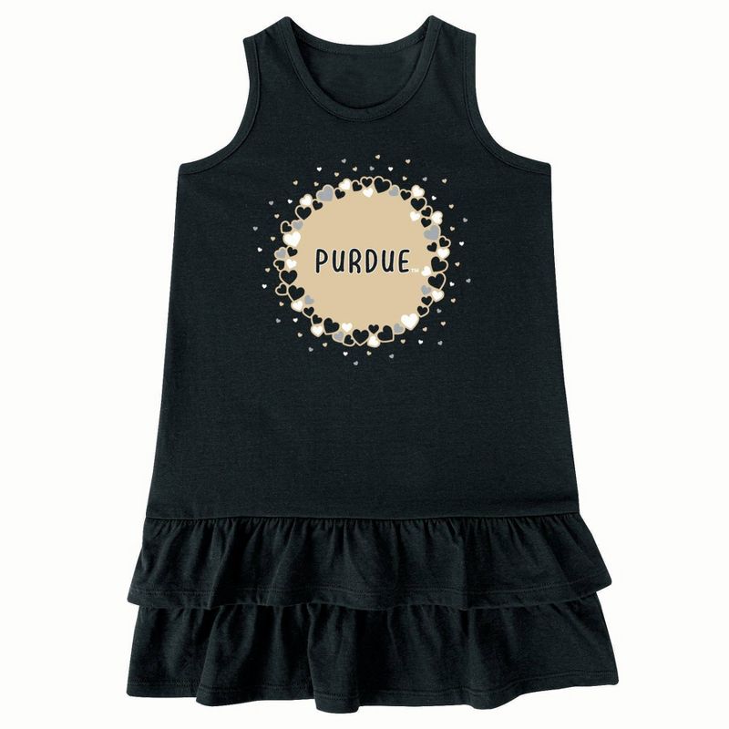 NCAA Purdue Boilermakers Toddler Girls&#39; Ruffle Dress, 1 of 4