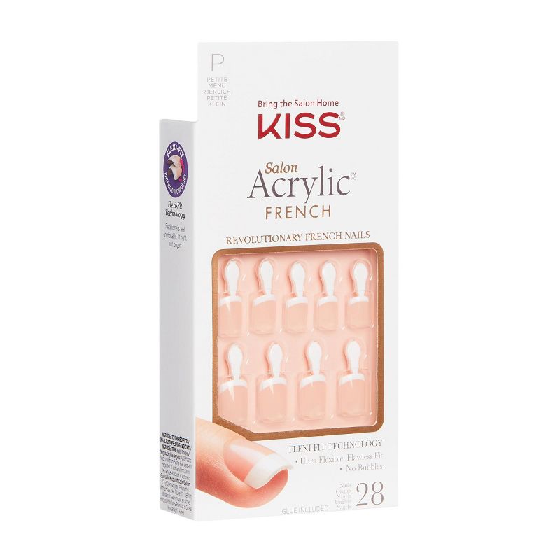 KISS Salon Acrylic French Nail Kit - Crush Hour - 2pk - 56ct, 4 of 11