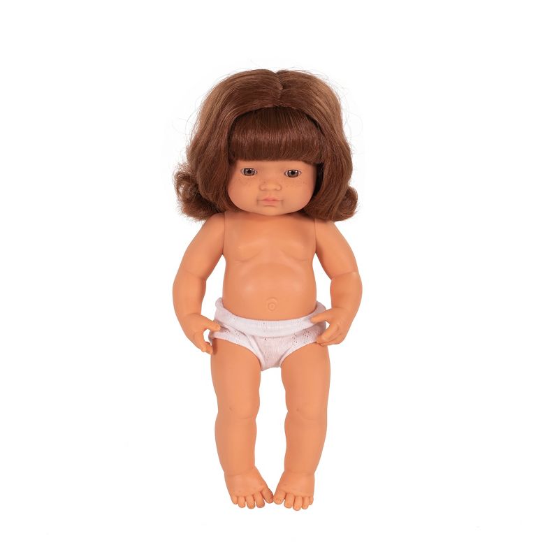 Miniland Educational Anatomically Correct 15" Baby Doll, Girl, Red Hair, 1 of 4