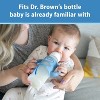 Dr. Brown's Milestones 100% Silicone Narrow Baby Bottle Handles in Green and Beige - 2pk - 4 of 4