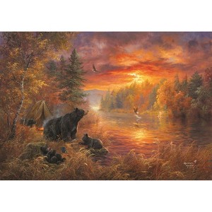 Sunsout Fishing Camp 500 pc Large Pieces  Jigsaw Puzzle 69809 - 1 of 4