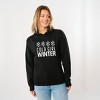 Simply Sage Market Women's Graphic Hoodie Cold Girl Winter - 2 of 4
