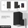 DORESshop 1-Light Dimmable Night Light Plug-In Adjustable 0-100LM Soft White with Dusk to Dawn Sensor for Hallway Bedroom(2-Pack) - 3 of 4