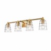 Elk Home Pulsate 4 - Light Vanity in  Satin Brass - 4 of 4
