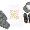 The Juniper Shop SmileyWorld Checkered Floral Smile Youth Tank Top - 4 of 4