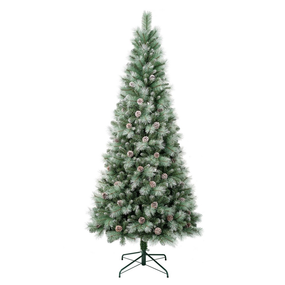 Photos - Garden & Outdoor Decoration National Tree Company First Traditions 7.5' Unlit Perry Pine Hinged Artifi 