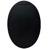 MAYEERTY Oval Decorative Metal Wall Mirror withh Framed Edges and Wooden Backing Black 30.98"x20.98" - 4 of 4