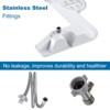 Bidet Attachment for Toilet, Self-Cleaning Dual Nozzle with Adjustable Water Pressure, Rear Wash Toilet Seat Attachment, - 4 of 4