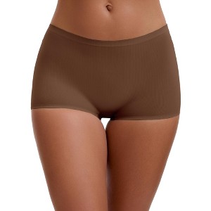 INSPIRE CHIC Women's High Waist Seamless Boyshorts Elastic Waistband Ice Silk Breathable Comfy Shorts - 1 of 4